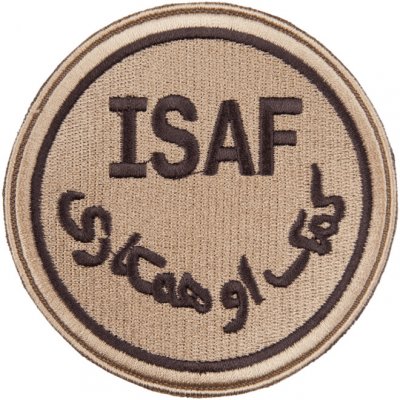 Nášivka: ISAF | béžová|hnědá – Zboží Dáma