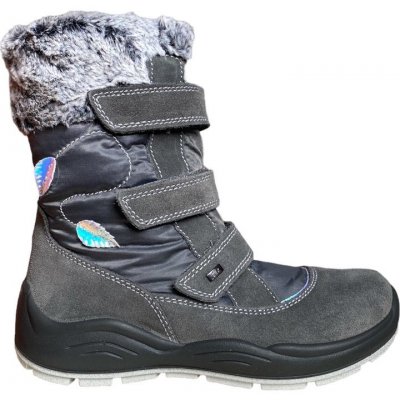IMAC Dívčí zimní boty s kožíškem 7004 026 Dark Grey – Zboží Mobilmania
