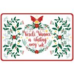 TORO Plastové prostírání Veselé Vánoce 28,5x44cm – Zboží Dáma