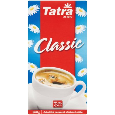Tatra Classic Zahuštěné neslazené mléko 7,5% 500 g
