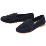 Esmara Dámské kožené mokasíny navy – Zbozi.Blesk.cz