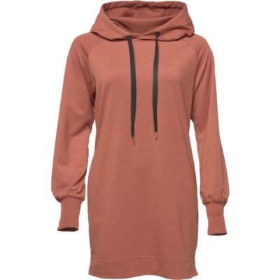 Willard MARA dámská dlouhá mikina hnědá – Zboží Dáma