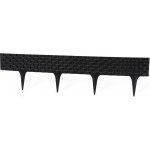 Gardenplast Zahradní palisáda Rattan Palisade 9,5 cm / 0,8 m černá 1 ks – Sleviste.cz