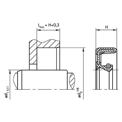Gufero 25-35-6 WAS NBR | Zboží Auto