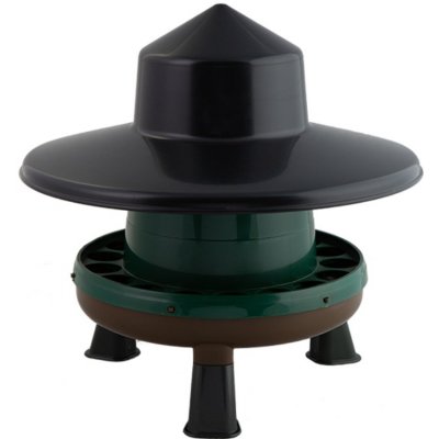 GAUN Krmítko recyklovatelný plast s nožičkami a stříškou 4 kg – Sleviste.cz