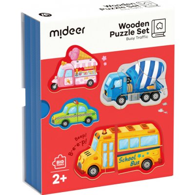 Melissa & Doug dřevěné puzzle na cestu dopravní prostředky – Zboží Mobilmania