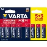 VARTA Longlife Max Power AA 8ks 4706101428 – Zbozi.Blesk.cz