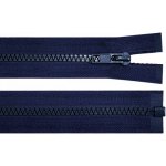 Kostěný zip dělitelný, délka 75 cm - tmavě modrý – Hledejceny.cz