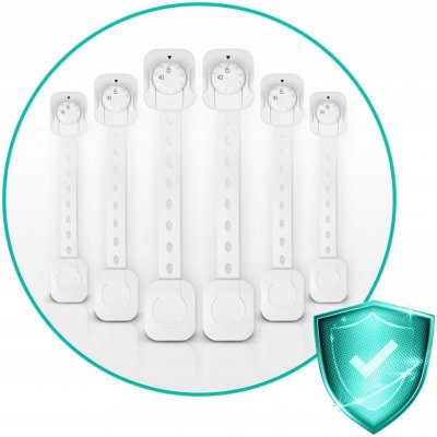 Ricokids Bezpečnostní zařízení pro otevírání skříněk 798200 6 ks bílá – Zbozi.Blesk.cz