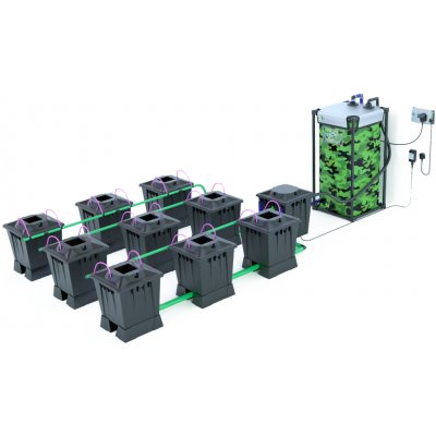 Alien Hydroponics Aero 9Pot Black 30 l – Hledejceny.cz