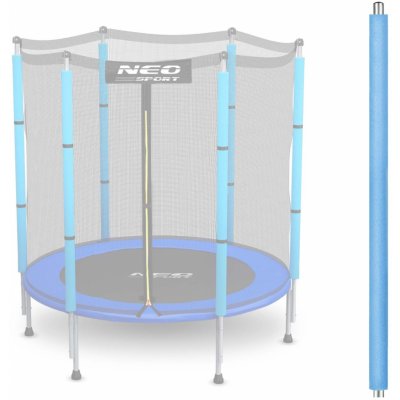 Vrchní sloupek trampolíny s vnější sítí 4,5 ft modrý Neo-Sport – Sleviste.cz