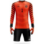 Jadberg fotbalový brankařský set Santos fluo oranžová – Hledejceny.cz
