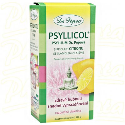 Dr. Popov Psyllicol s příchutí citronu 100 g – Hledejceny.cz