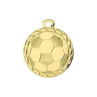 Zlatá medaile průměr 32 mm fotbal zlatá – Zboží Dáma