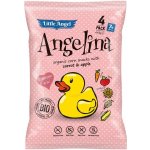 McLloyd´s Little Angel Bio Angelina Kukuřičný snack s mrkví a jablkem 4x15 g