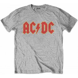 AC/DC tričko Logo Heather Grey