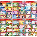 Anděl Samolepicí jmenovky na dárky 3D - s glitry - 8 ks - 1475 – Zboží Dáma