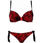 Ivory S19-021 push up s háčkováním červená – Zbozi.Blesk.cz