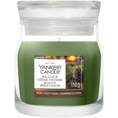 Yankee Candle Signature Balsam & Cedar Fireside 110 g – Hledejceny.cz