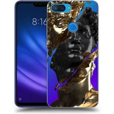 Pouzdro Picasee silikonové Xiaomi Mi 8 Lite - Black Gold čiré – Zbozi.Blesk.cz