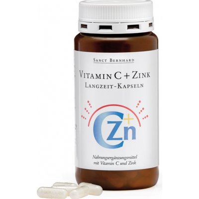 Sanct Bernhard Vitamin C + Zinek postupné uvolňování 180 kapslí – Hledejceny.cz