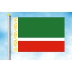 LIBEA, s.r.o. Čečensko vlajka Rozměr: 60×90 cm, Uchycení: Karabiny na stožár – Hledejceny.cz