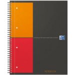 Oxford Sešit International Notebook kroužková vazba A4 + čtverečkovaný 80 listů – Zboží Živě