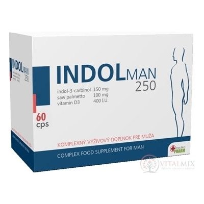 Medikapharm INDOL MAN 250 mg 60 kapslí – Hledejceny.cz