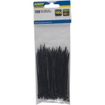 KINZO 03040870 Pásek stahovací 100 x 2,5 mm 100 ks černý – Hledejceny.cz