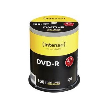 Intenso DVD-R 4,7GB 16x, cakebox, 100ks (4101156)
