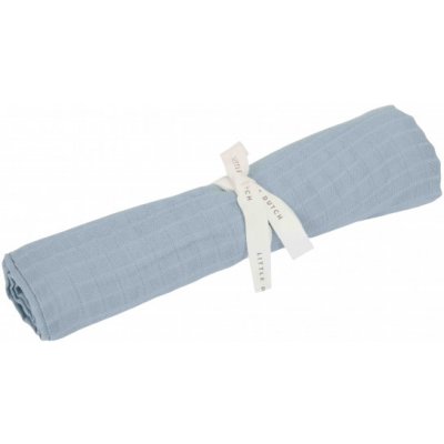 Little Dutch Plena zavinovací 120x120 cm Pure Denim Blue – Zboží Dáma
