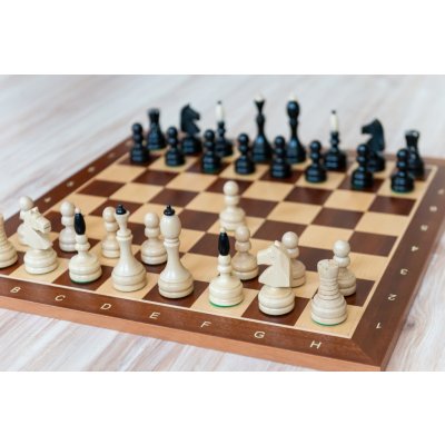 Česká klubovka s šachovnicí z javoru MAXI – Zboží Živě