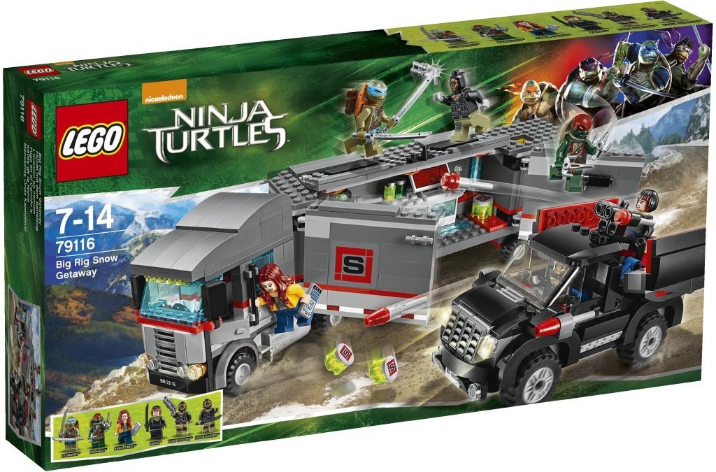LEGO® 79116 Ninja Turtles únik velkého sněžného náklaďáku