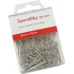 Špendlíky Tempus 28mm (250ks) v plastové krabičce – Zboží Dáma