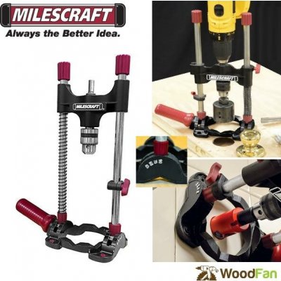 Milescraft | DrillMate - úhlově stavitelný stojan na vrtačku – Zboží Mobilmania