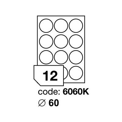 Rayfilm R04006060KA čiré PET laser etikety kulaté průměr 60mm 100 listů – Zbozi.Blesk.cz