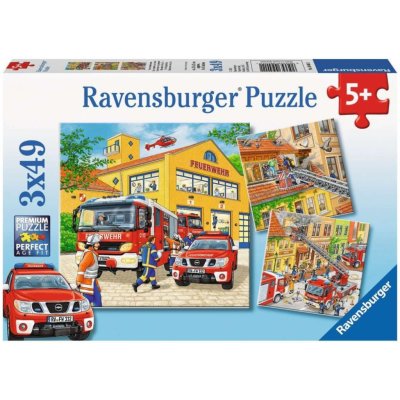 Ravensburger Záchranáři 3 x 49 dílků – Zboží Mobilmania