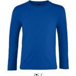 SOL'S dětské bavlněné tričko s dlouhými rukávy IMPERIAL Royal Blue – Zboží Mobilmania