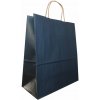 Nákupní taška a košík Papírová taška modrá kroucené ucho 320x130x405 mm