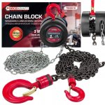 ŘETĚZOVÝ ZVEDÁK NAVIJÁK SILNÝ RUČNÍ NOSNOST 1 TUNA ŘETĚZ 3M | Zboží Auto