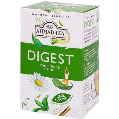 Ahmad Tea Digest Máta a fenykl 2 g x 20 sáčků – Zboží Mobilmania