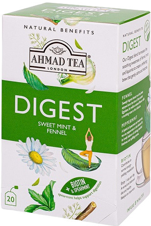 Ahmad Tea Digest Máta a fenykl 2 g x 20 sáčků