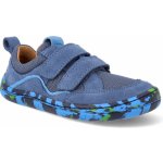 Froddo Barefoot textilní tenisky BF D-Velcro Denim modré – Zboží Dáma