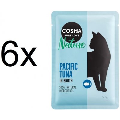Cosma Nature tichomořský tuňák 6 x 50 g – Zbozi.Blesk.cz