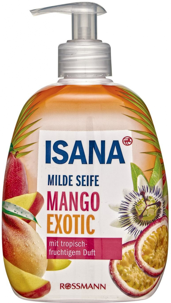 ISANA krémové mýdlo Mango & Orange 500 ml od 24 Kč - Heureka.cz