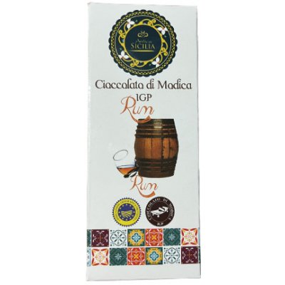 Antica Sicilia Modica IGP čokoláda s rumem 100 g