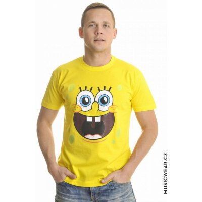 SpongeBob Squarepants tričko Sponge Happy Face – Zboží Dáma