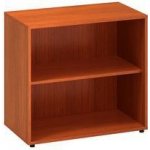 Alfa Office Nízká široká skříň Alfa 500, 73,5 x 80 x 45 cm, otevřená, dezén třešeň 37429 – Zbozi.Blesk.cz