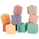 KIK KX4393 Smyslové měkké výukové kostky 15 ks – Zboží Dáma