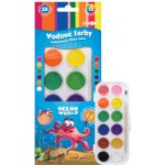 JUNIOR barvy vodové 12 barev 28 mm – Hledejceny.cz
